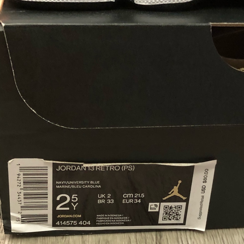 🛑SOLD🛑 Air Jordan Retro 13 Flint PS 414575-404 - Picture 11 of 11